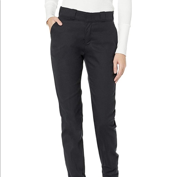 dickies women's flex slim fit work pants
